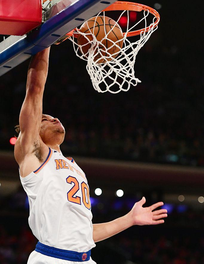 尼克斯队新秀中锋获得月最佳新秀