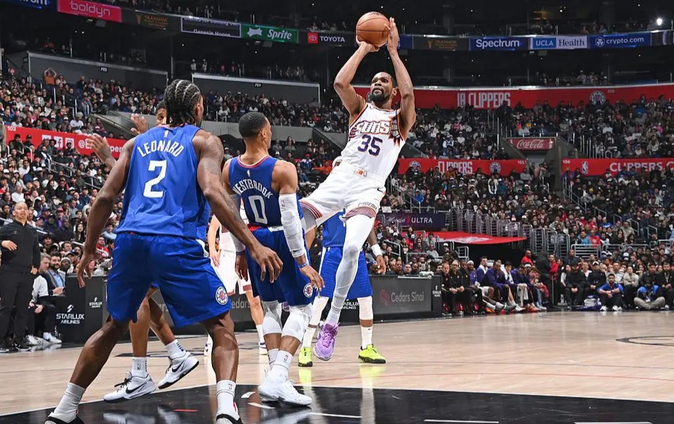 快船力克太阳,乔治贡献27分 快船力克太阳,乔治贡献27分